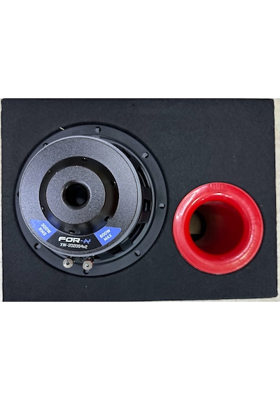 For-x Xw-2020s4 20cm 600wat Kabinli Bass Tek Bobin 29cm Boy 40cm En