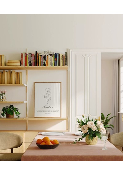 Çerçevesiz Poster Kindness Temalı Minimalist