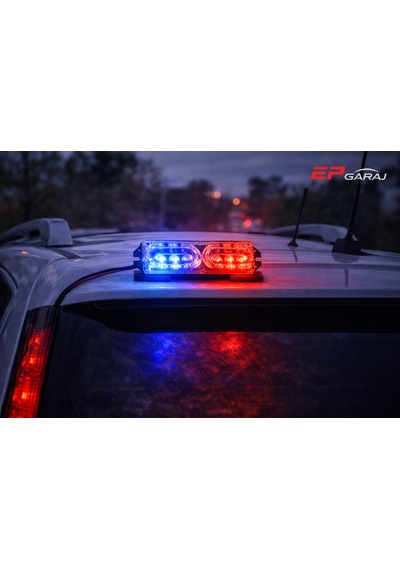 Mavi Kırmızı Çakar Üniversal Strobe Çakar Lamba Kırmızı / Mavi Led 0