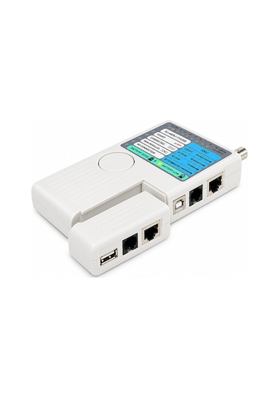 Profesyonel 4 İn 1 Rj45 Rj11 Usb Bnc Kablo Test Cihazı