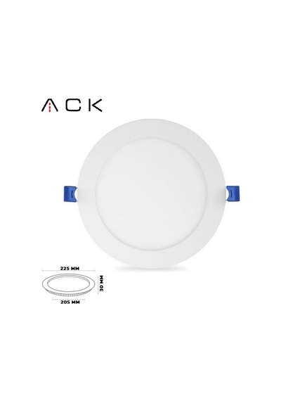 Ack 18w Sıva Altı Yuvarlak Led Panel 3000k/günışığı Ap01-01800