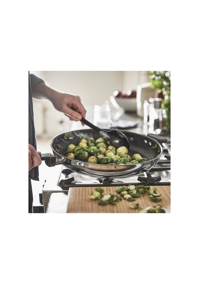 Ikea Mıddagsmat Tava 32 Cm Krom - Siyah 1 Parça Gümüş - Siyah