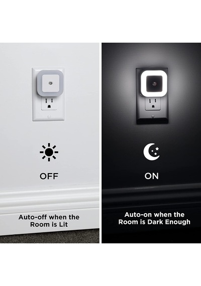 Led Gece Lambası, Duvara Takılan Gece Lambası, Alacakaranlık Sensörlü, 0.5w Enerji Tasarruflu, Koridor, Merdiven, Mutfak, Banyo Ve Yatak Odaları İçin İdeal 6'lı Paket Altın - Çok Renkli Led Gece Lambası, Duvara Takılan Gece Lambası, Alacakaranlık Sensörlü, 0.5w Enerji Tasarruflu, Koridor, Merdiven, Mutfak, Banyo Ve Yatak Odaları İçin İdeal 6'lı Paket Altın - Çok Renkli
