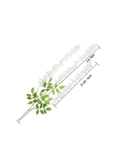 Yapay Sarkan Akasya Çiçeği 100 Cm Beyaz 12 Adet