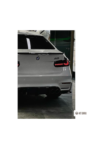 Kit Garaj Bmw F30 - F80 M3 2012-2018 Vorsteiner Set 3 Parça Difüzör Plastik Boyasız