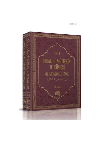 Siracul Müttekin Tercümesi Kelime Manalı Izahlı 2 Cilt