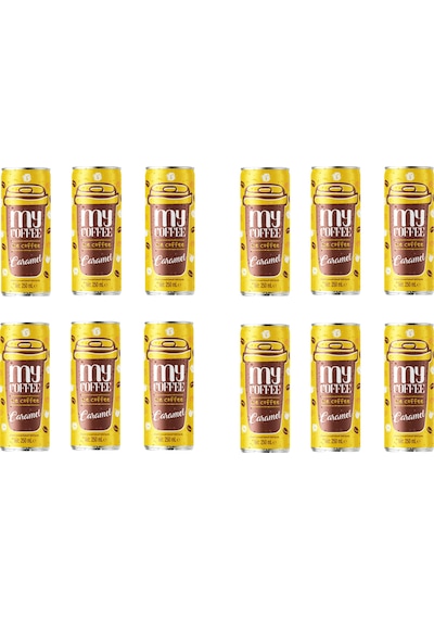 My Coffee Caramel Aromalı Soğuk Kahve 250 Ml X 12 Adet Hazır