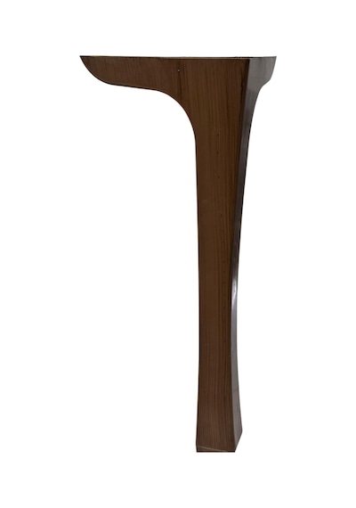 Cateksss 40 Cm Lükens Ayak Ahşap Eko - 16 Lı Paket Siyah