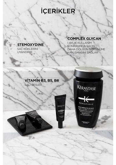 Densifique Bain Densifique Homme Erkekler Için Yoğunluk Kazandıran Şampuan 250ml 250ml