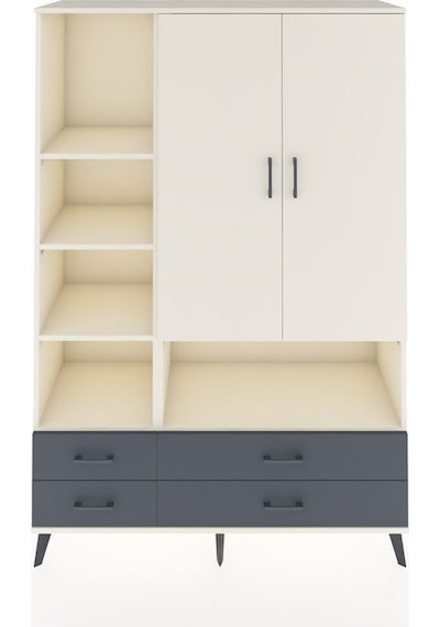 Hyperion Dolap 8 Raflı 4 Çekmeceli 2 Kapaklı 132x44x195 Aytaşı-aytaşı/antrasit Aytası/antrasıt Hyperion Dolap 8 Raflı 4 Çekmeceli 2 Kapaklı 132x44x195 Aytaşı-aytaşı/antrasit Aytası/antrasıt