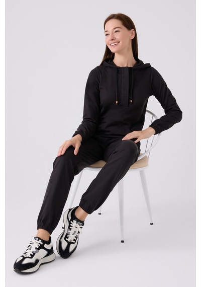 Pierre Cardin Kadın Siyah Pijama Takımı Pc8924-s-v1 Siyah