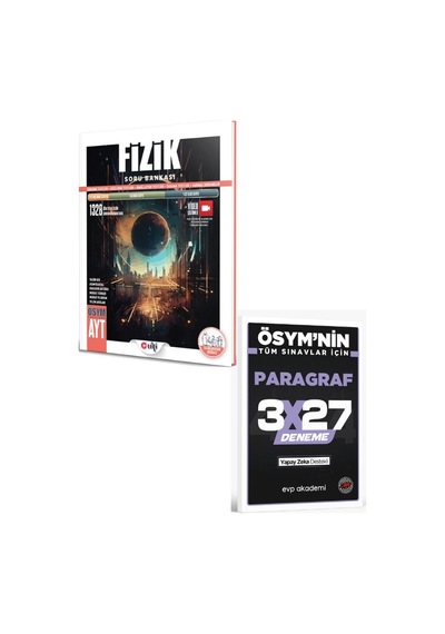 2027 Ulti 2027 Ayt Fizik Soru Bankası+ Evp Akademi Paragraf