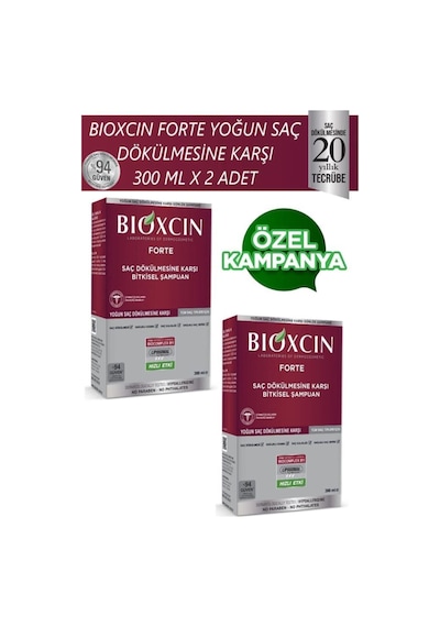 Forte Saç Dökülmesine Karşı 2'li Şampuan 300 Ml