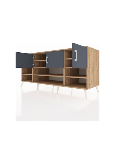 Kronos Konsol 9 Raflı 3 Kapaklı 176x59x83 Çam-antrasit/antrasit Antrasit/antrasit Kronos Konsol 9 Raflı 3 Kapaklı 176x59x83 Çam-antrasit/antrasit Antrasit/antrasit