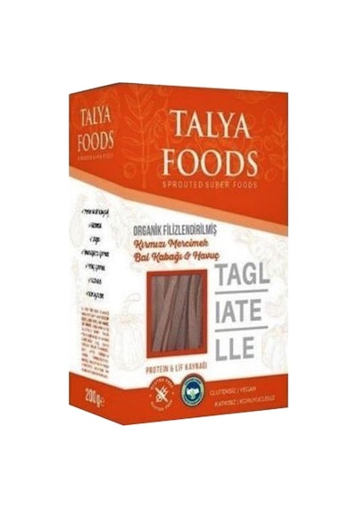 Talya Foods Organik Filizlendirilmiş Kırmızı Mercimek & Bal Kabağ