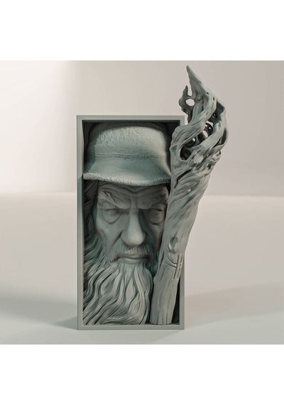 Beyazgandalf Kitap Nook - Özel Tasarım Kitaplık Dekoru Ve Duvar Süsü