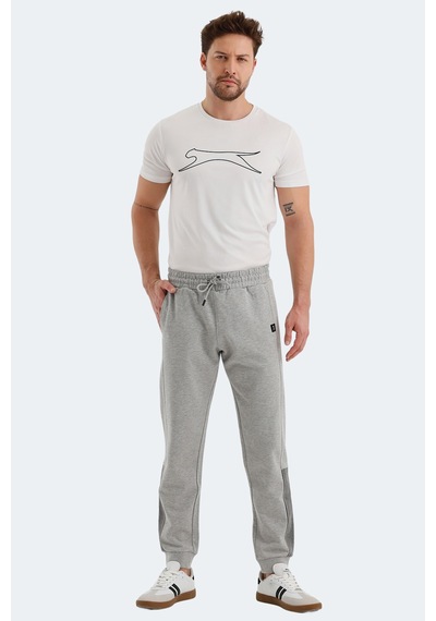 Slazenger Phılo Erkek Cepli Gri Eşofman Altı Gri