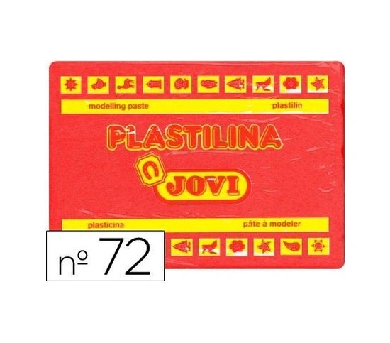 Jovi Plastilina Kurumayan Oyun Hamuru Kırmızı 15x350 Gr Diğer