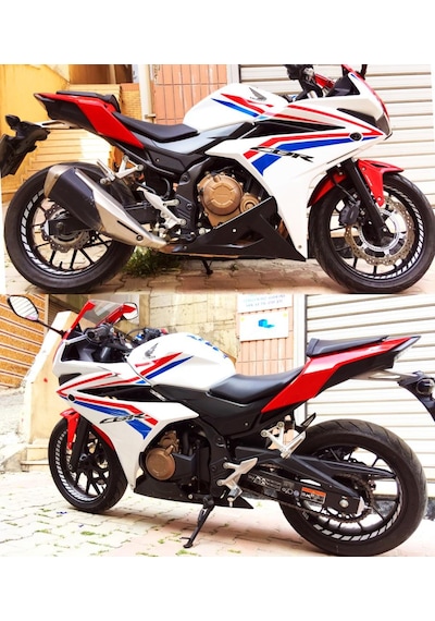 Tam Tur Reflektif Beyaz (Gri) Supersport İç Jant Şeridi Sticker Çınar Extreme