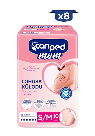 Canped Mom Lohusa Külodu S/m 8 Paket 80 Adet