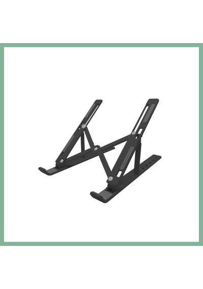 Bşkvirgo 7 Kademeli Ayarlı Katlanabilir Laptop Tablet Standı Siyah Bsk2026