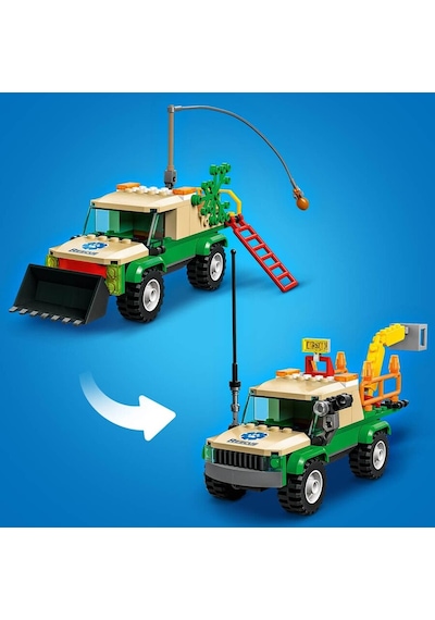 LEGO® City 60353 Vahşi Hayvan Kurtarma Görevleri 246 Parça