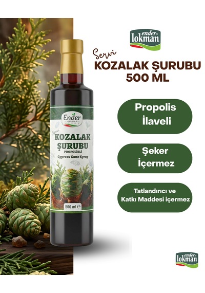 Kozalak Şurubu Servi Kozalak & Propolis İçeren 500 Ml