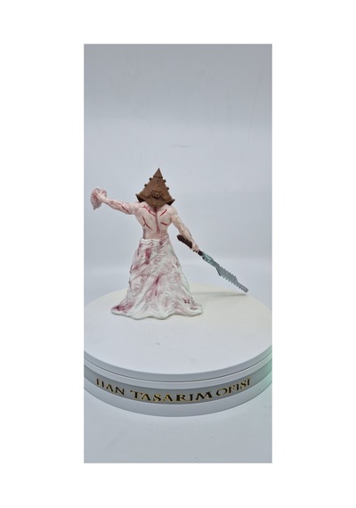 Pyramid Head Figür Silent Hill Piramit Kafa 18 Cm