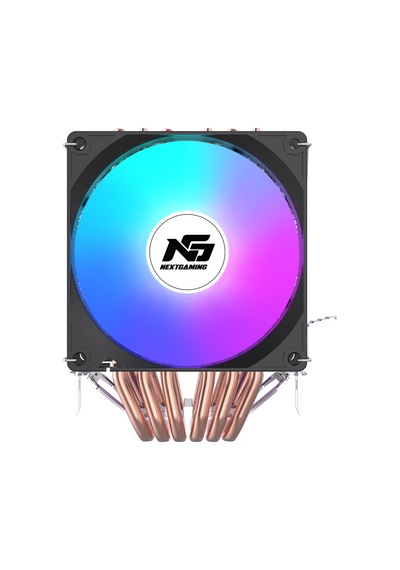 Ng Twin Frost 600b Rainbow Dual Fan Dual Radyatör 6 Bakır Borulu Cpu Soğutucu Siyah