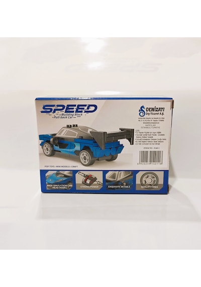 Speed Stil Araba Süper Yapı Blokları Modeli Yarış Arabası Model