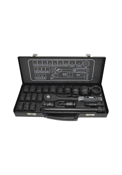 Lokma Seti Havalı 1/2 10-32mm 22 Parça