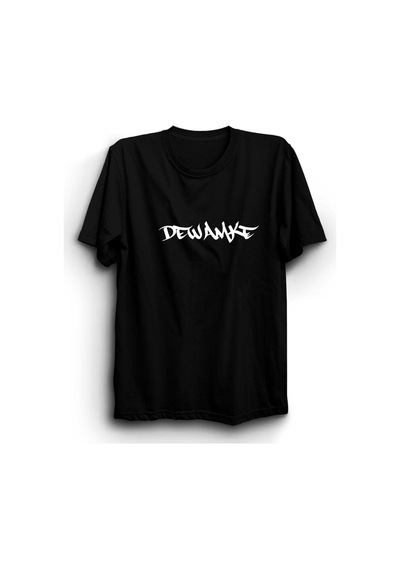 Dewamke Devamke Baskılı Tshirt SIYAH