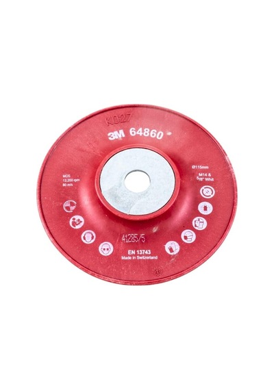 3M 64860 Cubitron II Fiber Zımparalama Diski Tabanı - 115 mm.  (1 Adet)