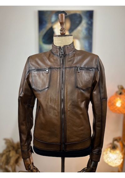 Always Leather Usta İşi Özel Dikim %100 Hakiki Deri 1803340020 Siyah