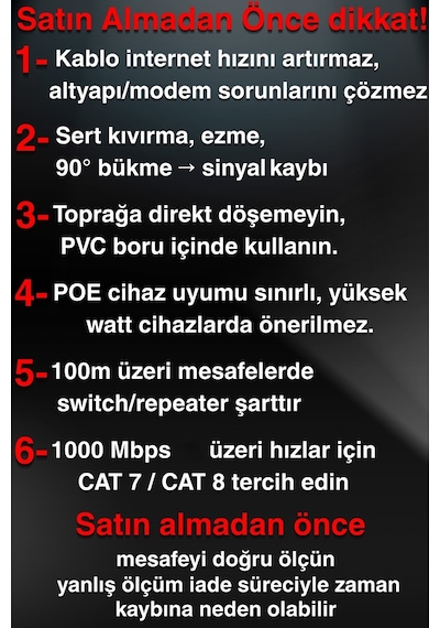 M111xf 3 Metre Cat8 Kablo/40 Gbps Ye Kadar Hiz-3 Metre Cat8 Ethernet Kablosu-26awg-s/ftp-2000mhz 3 Metre