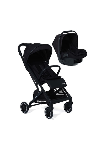 Tommybaby Quantum Kabin Travel Bebek Arabası Kabin Boy Bebek Arabası Pedli Katlanabilir Yağmurluk Hediye