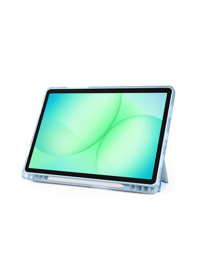 Samsung Galaxy Tab A9 Plus / A11+ Uyumlu Üçgen Standlı Uyandırma Fonksiyonlu Tablet Kılıfı Kapaklı Kılıf Samsung Galaxy Tab A9 Plus / A11+ Uyumlu Üçgen Standlı Uyandırma Fonksiyonlu Tablet Kılıfı Kapaklı Kılıf