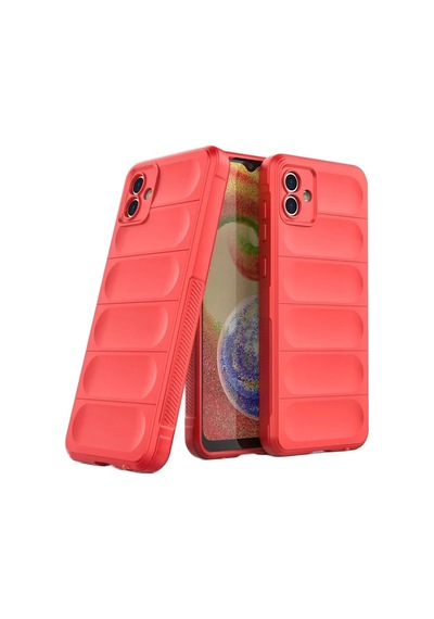 Newface Samsung Galaxy A05 Kılıf Optimum Silikon - Kırmızı