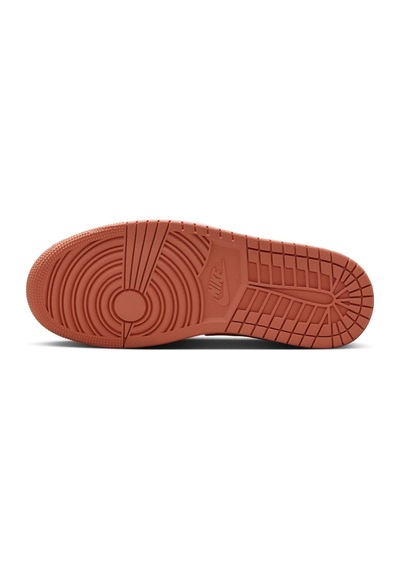 Nike Air Jordan 1 Low Womens Sneaker Hakiki Deri Kadın Günlük Spor Ayakkabı Beyaz Pembe Beyaz - Pembe
