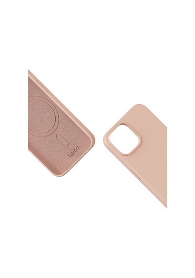 Epico Apple Uyumlu iPhone 14 Plus Magsafe Manyetik Silikon Kılıf Pink Pembe
