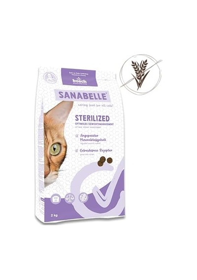 Sterilized Kısırlaştırılmış Tahılsız Kedi Maması 2 Kg