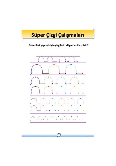 Okul Öncesi Süper Çizgi Çalışması Kitabı