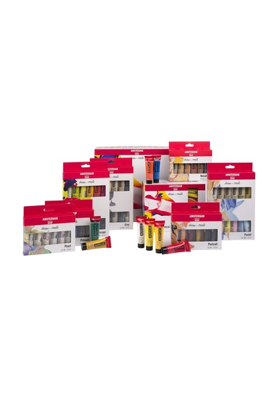 Standard Series Akrilik Boya Seti Komple Deneme Seti 90 X 20 Ml Tüp Renkler