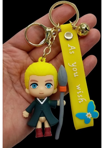 Dünyadan Hediyeler Harry Potter Draco Malfoy 3d Silikon Anahtarlık No.2