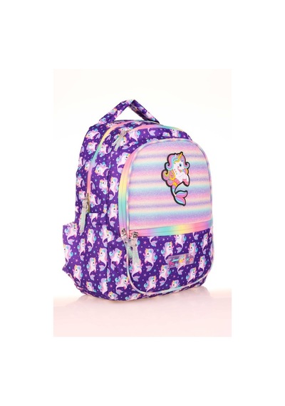 Kaukko Kids Sırt Çantası Rubber Unicorn L5152 Mor
