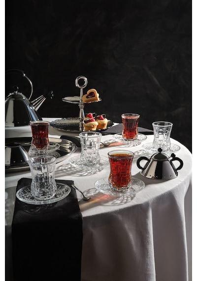 Rcr Etna 12'li Çay Bardağı Takımı 140 Ml Şeffaf