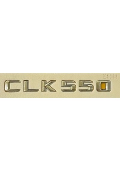 Mercedes Uyumlu Yazı Clk 550 Krom
