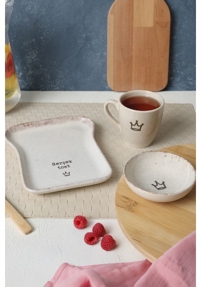 Tost Kahvaltı Takımı 3 Parça 22500-06 Krem