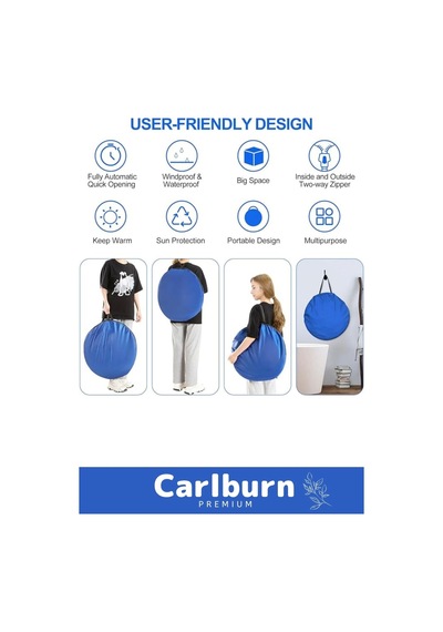 Premium Pencereli Fermuarlı Kamp Deniz Duş Pazar Giyinme Fotoğrafçı Iç Göstermeyen Prova Kabin Çadır Çok Renkli