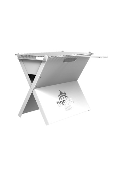 Origami Katlanır Mangal Model 2 / Paslanmaz Çelik / Baba's Bbq Krom